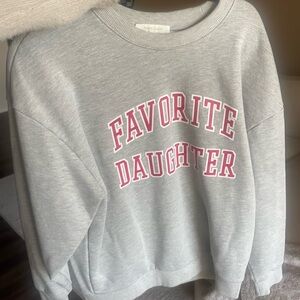 Favorite Daughter Gray Sweatshirt
